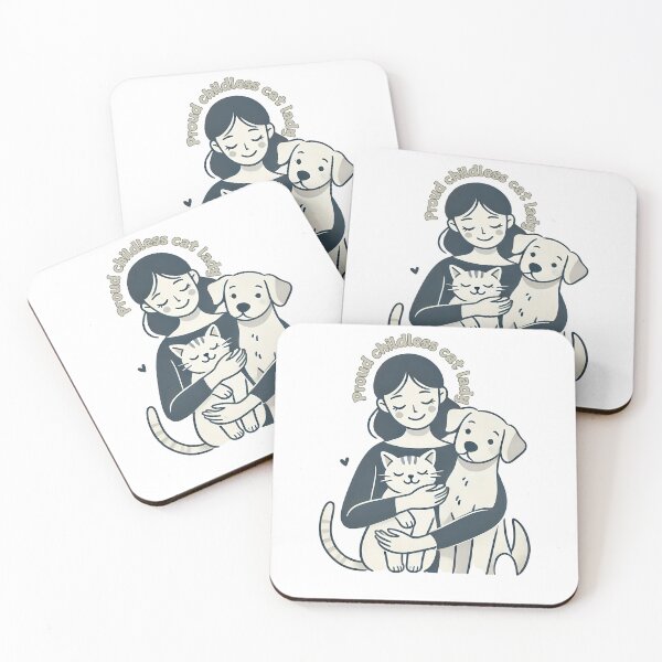 Item preview, Proud childless cat and dog lady designed and sold by NebulaLabs.