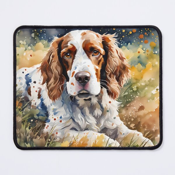 Item preview, 'Welsh Springer Spaniel II' Dog Breed Pet Portrait designed and sold by Country-Artist.