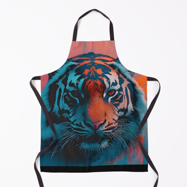 Artikelvorschau, Neon Tiger: Glitchcore entworfen und verkauft von AI-Only Creations.