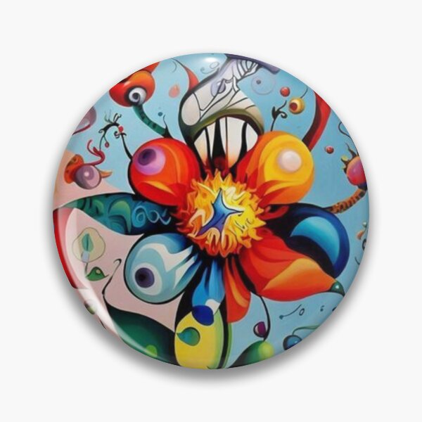 Item preview, Psychedelic Floral Show by Fiona designed and sold by Owl-o-the-wisp.