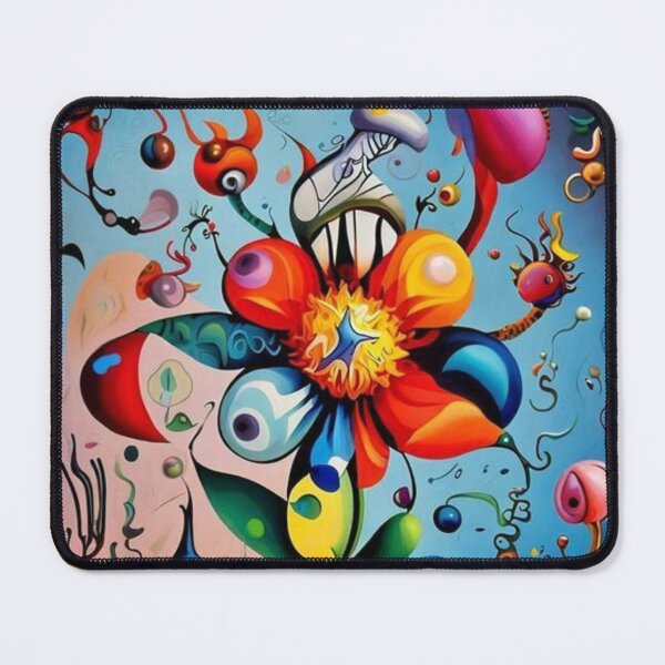 Item preview, Psychedelic Floral Show by Fiona designed and sold by Owl-o-the-wisp.