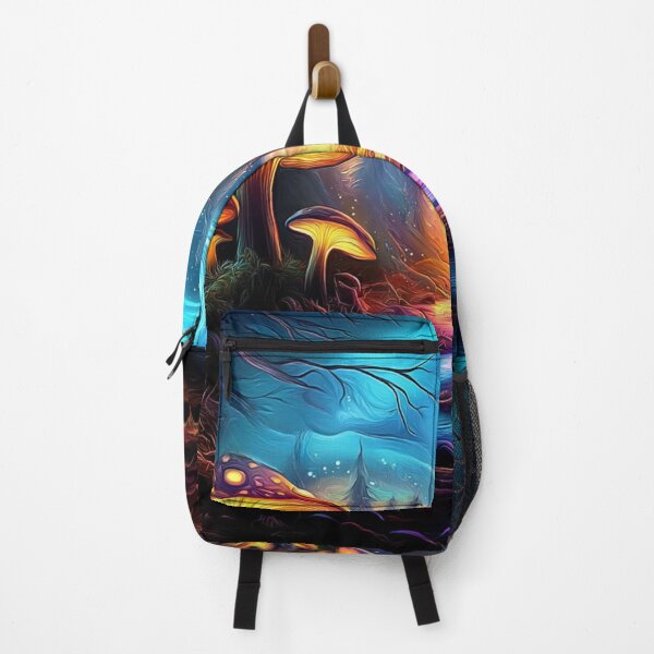 Item preview, Mushroom Forest: Psychedelic, Trippy, Acid, LSD, Fantasy Art designed and sold by Fantasy Masterpiece.
