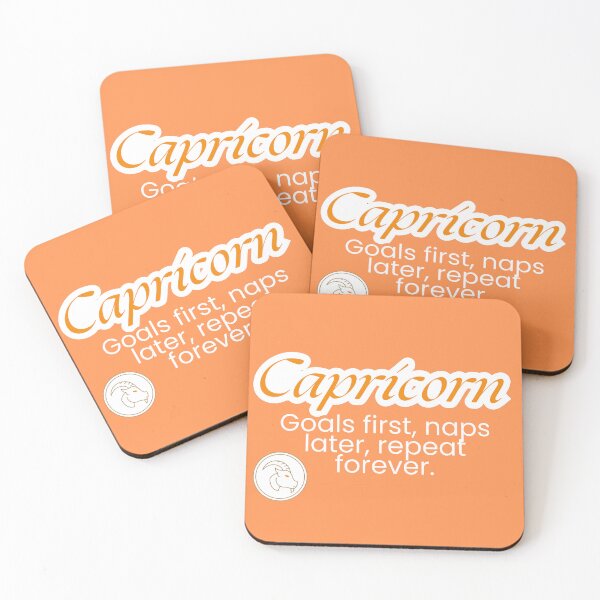 Item preview, Capricorn: Goals First, Naps Later, Repeat Forever designed and sold by The Queer Designer.