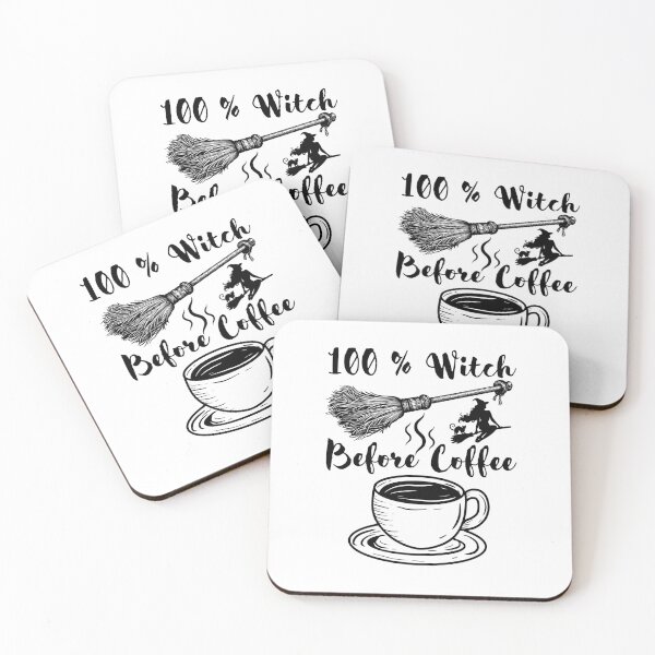 Item preview, 100% witch before coffee designed and sold by BritishDelights.