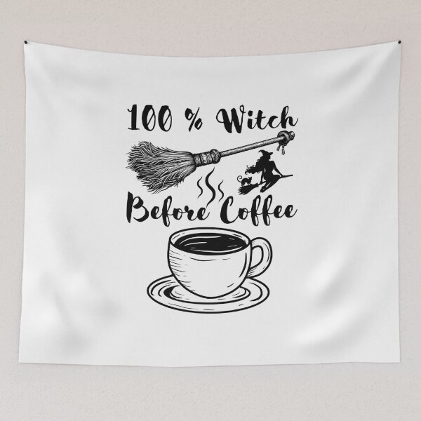 Item preview, 100% witch before coffee designed and sold by BritishDelights.
