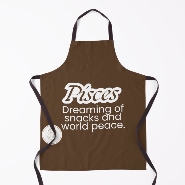 Item preview, Pisces: Dreaming of Snacks and World Peace designed and sold by The Queer Designer.