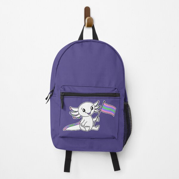 Item preview, Cute Axolotl with Trigender Pride Flag LGBTQ+ designed and sold by JoyfulJen.