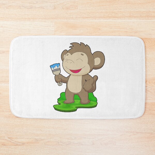 Item preview, Monkey Painter Paint brush Painting designed and sold by Snabdesign84.
