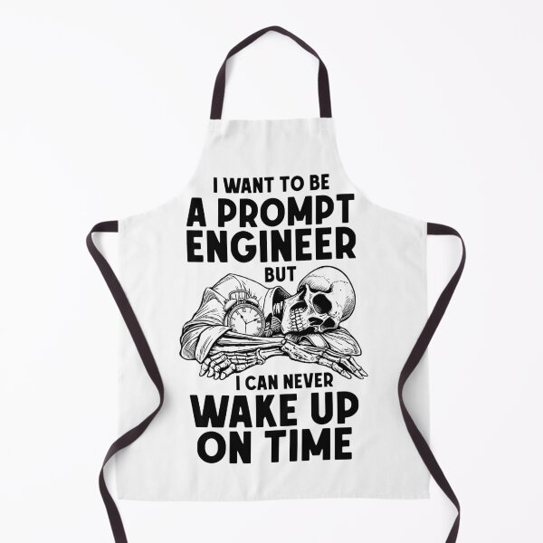 Item preview, Funny AI Prompt Engineer Prompter Sleeping Prompt Skeleton designed and sold by GrandeDuc.