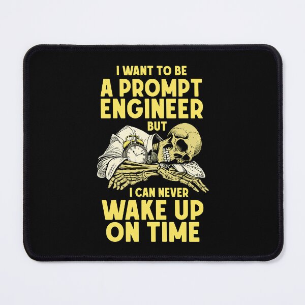 Item preview, Funny AI Prompt Engineer Prompter Sleeping Prompt Skeleton designed and sold by GrandeDuc.