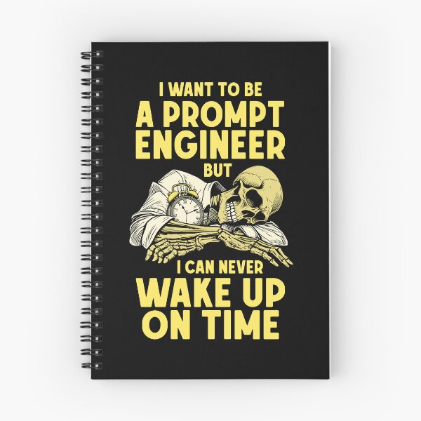 Item preview, Funny AI Prompt Engineer Prompter Sleeping Prompt Skeleton designed and sold by GrandeDuc.