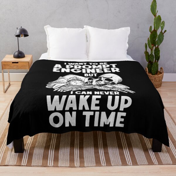 Item preview, Funny AI Prompt Engineer Prompter Sleeping Prompt Skeleton designed and sold by GrandeDuc.