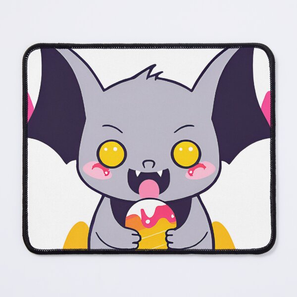 Item preview, Neon Kawaii Horror Vampire Bat - 3D Expressionism Halloween Design D5 designed and sold by pixelandcrafted.