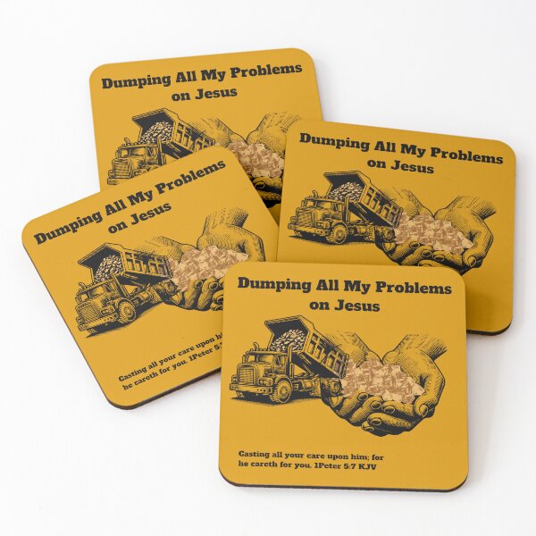 Item preview, Dumping all of my problems (cares) on Jesus for He care for me designed and sold by S4G Tees.