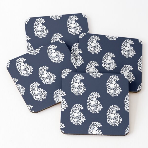 Item preview, White paisleys  designed and sold by SharonVallis.