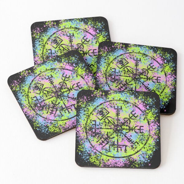 Item preview, Vegvisir Viking Wayfinder PAINTBALL SPLASH! designed and sold by Spammabelle.