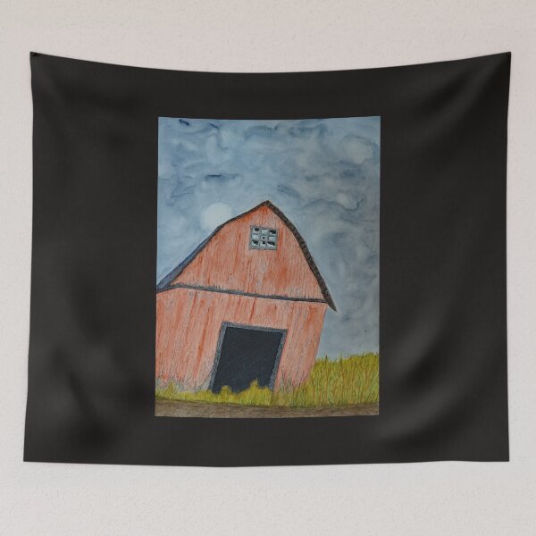 Item preview, Abandoned Barn and Stormy Sky designed and sold by lisavonbiela.