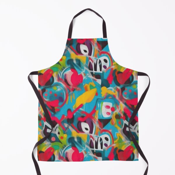 Item preview, Colorful grungy graffiti street art pattern designed and sold by softpixel.