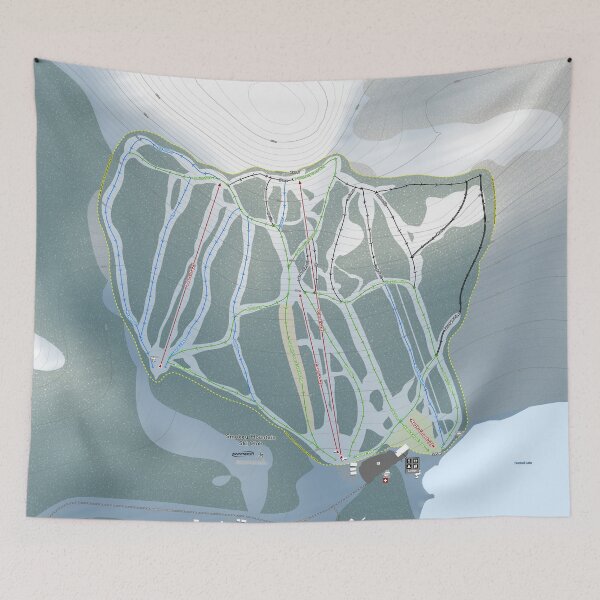 Item preview, Smokey Mountain Ski Club Trail Map designed and sold by Mapsynergy.