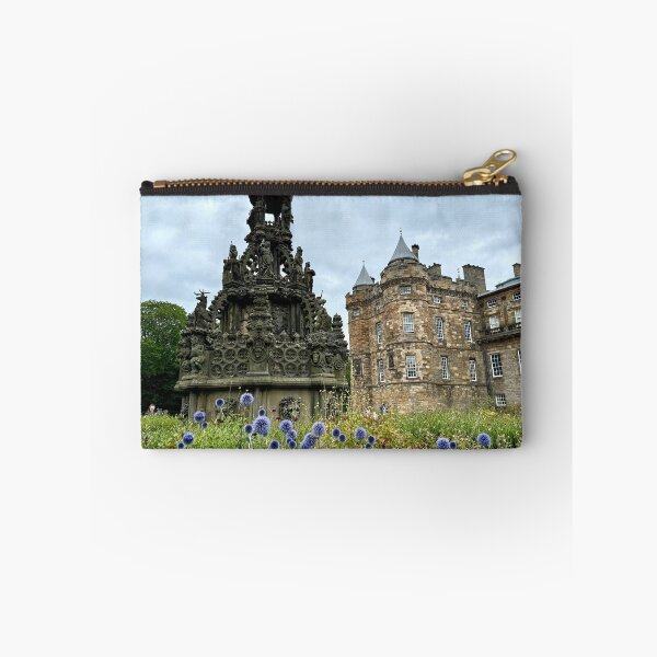 Item preview, Holyrood Palace and blue globe thistles designed and sold by renprovo.