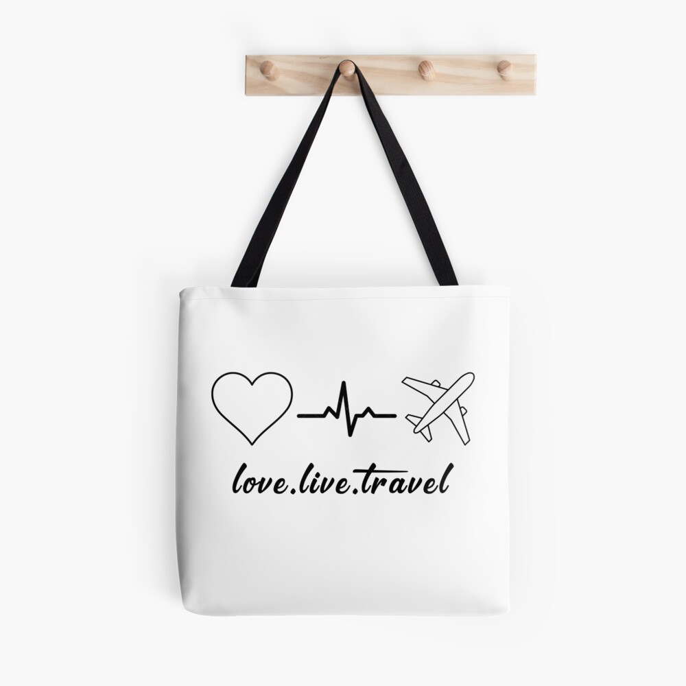 Heart shaped icon in air, made by plane Tote Bag for Sale by pixxart