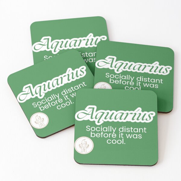 Item preview, Aquarius: Socially Distant Before It Was Cool designed and sold by The Queer Designer.