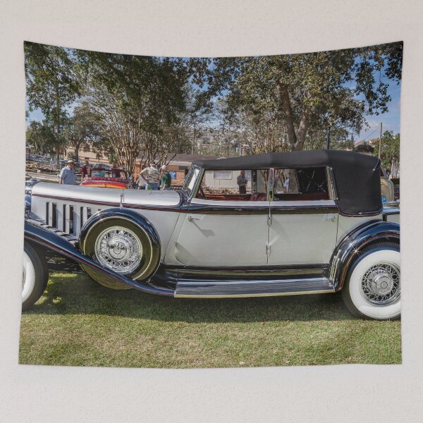 Item preview, 1932 Silver Chrysler La Baron Convertible Sedan X119 designed and sold by RichFrancoCars.
