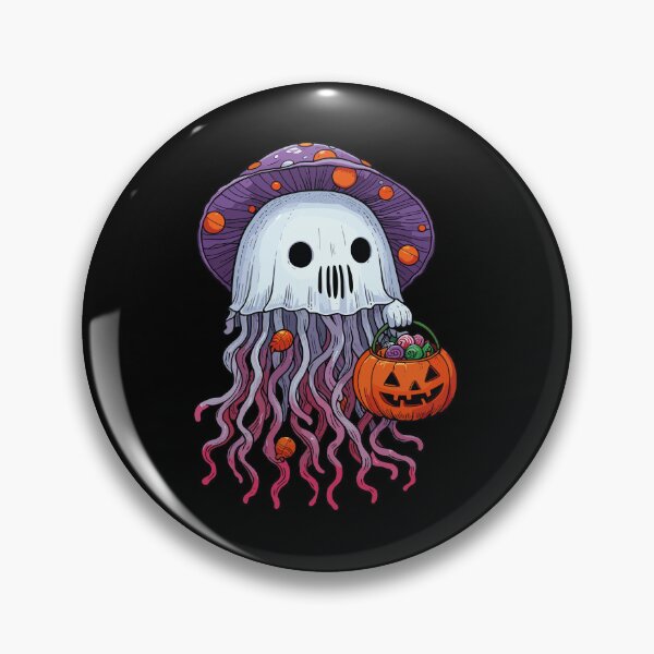 Item preview, Jellyfish Scary Halloween Ghost Spooky Pumpkin Candy designed and sold by Artistoos.