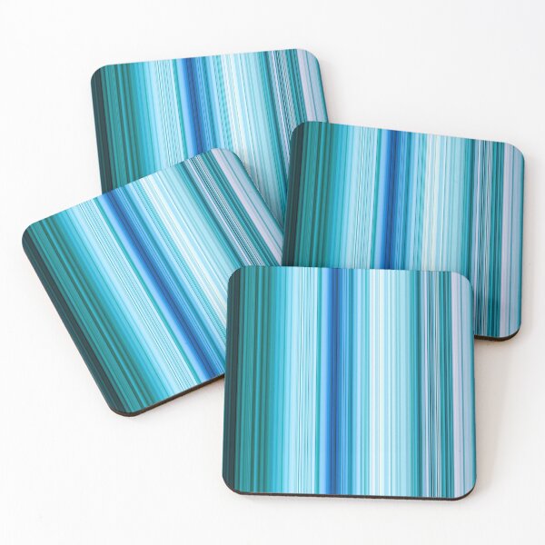 Item preview, Blue and Green Stripes designed and sold by FOLK ART FUSION by heidiannemorris.