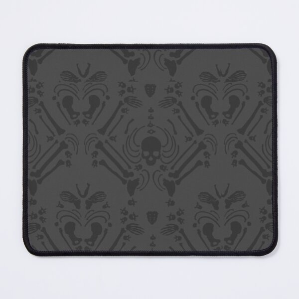Item preview, Grey Skeleton Damask  designed and sold by The Noir Arts.