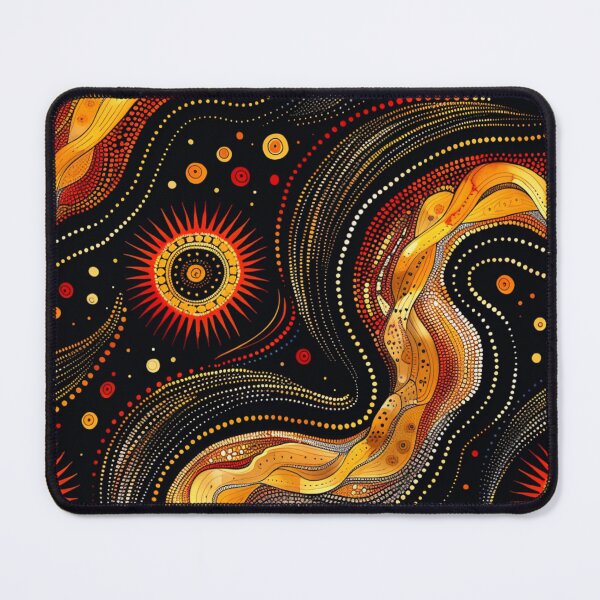 Item preview, Aboriginal Inspired Dot Art - Wilderness designed and sold by GrinGalore.