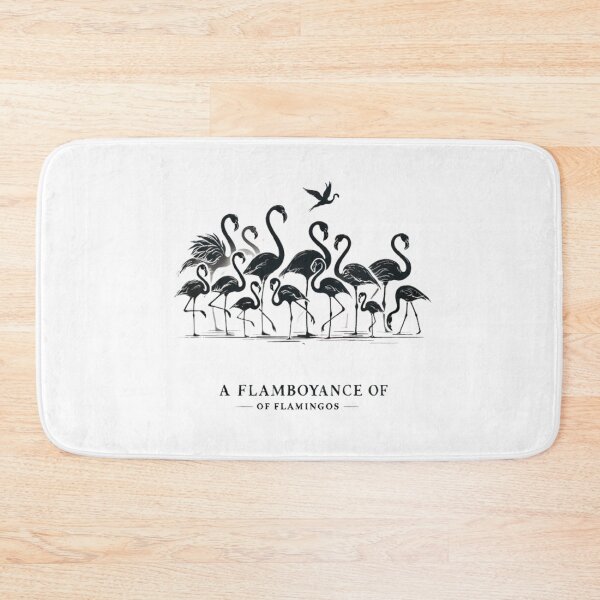 Item preview, A Flamboyance of Flamingos - Elegant Minimalist Design designed and sold by GemBob Creations.