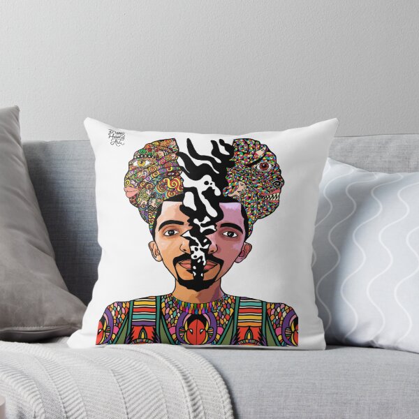 Item preview, Abstract African Art with Duality and Schizophrenia designed and sold by DrawHandArt.
