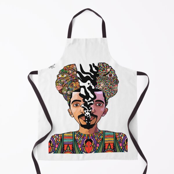 Item preview, Abstract African Art with Duality and Schizophrenia designed and sold by DrawHandArt.