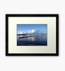 Perth thunder clouds Framed Print