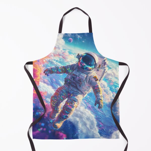 Item preview, Beautiful Galaxy Astronaut VS Pixel Minecraft World designed and sold by GrinGalore.
