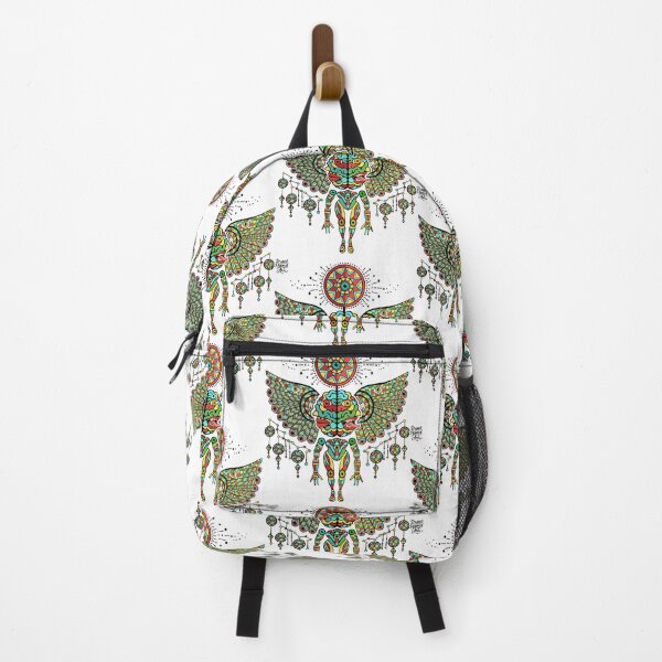 Item preview, Exploring the Intricate Layers of Symbolism in Vividly Colored Geometric Artwork Representing the Duality of the Mind designed and sold by DrawHandArt.
