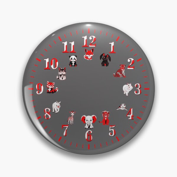 Item preview, Adorable Baby Animal Clock Faces designed and sold by 4rpixs.
