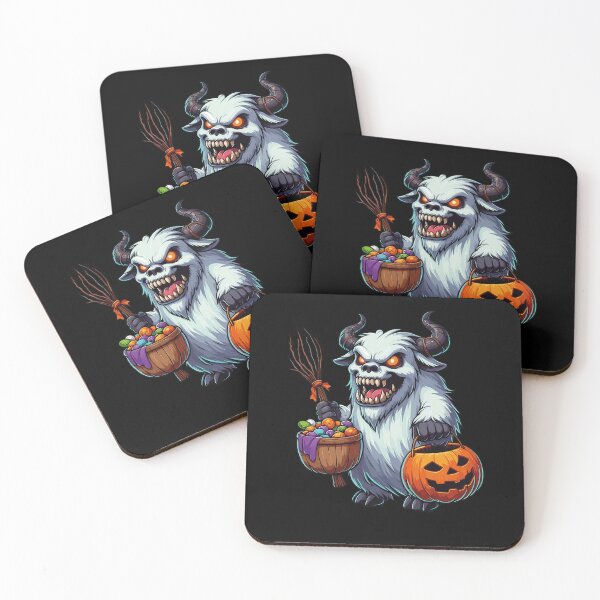 Item preview, Yak Scary Halloween Ghost Spooky Pumpkin Candy designed and sold by Artistoos.