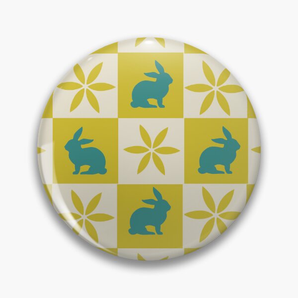 Item preview, Rabbit Minimal Modern Ethnic Flowers Strawberries Seamless Geometrical Pattern designed and sold by Dalia Bieliūnaitė.
