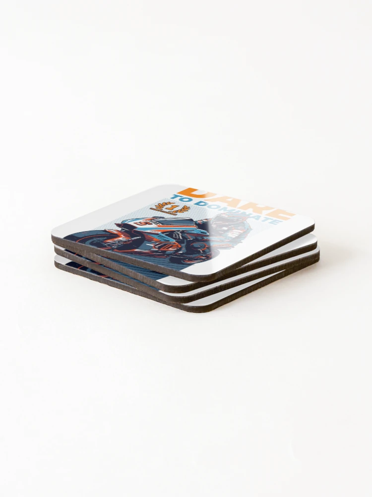 Thumbnail 4 of 5, Coasters (Set of 4), Motorcycle designed and sold by FastTime69.