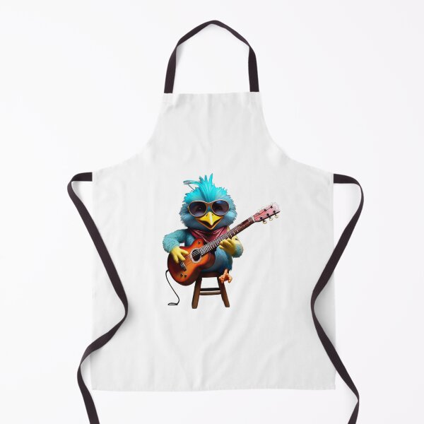 Item preview, A colourful styled bird playing Guitar designed and sold by Roy Store.