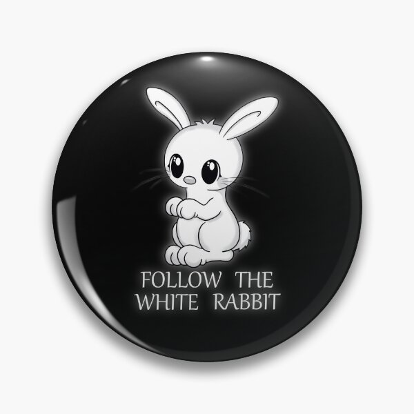 Item preview, follow the white rabbit cute bunny designed and sold by Pezi-Creation.