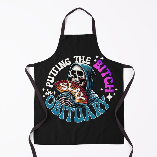 Item preview, Putting the bitch in Obituary, funny goth jokes. designed and sold by Shelmodine79.
