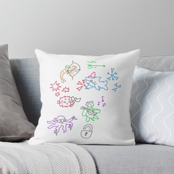 Item preview, Underwater DnD Party Doodles designed and sold by Cat00Tome.