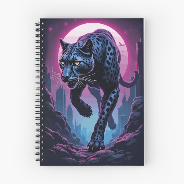 Artikelvorschau, Tecno-Jaguar mitten in der Nacht in der Stadt  entworfen und verkauft von ARTCWC.
