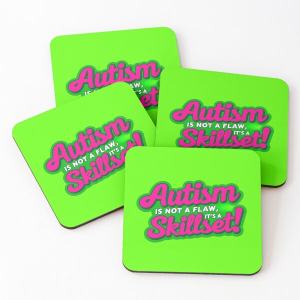 Item preview, Autism Is Not A Flaw It's A Skillset Funny Positive Quote designed and sold by TheArtOfPat.