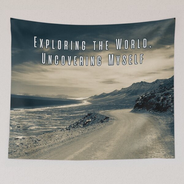 Item preview, Exploring the World, Uncovering Myself, Fuerteventura designed and sold by FuryHive.