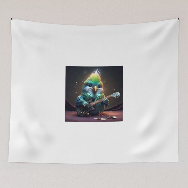 Item preview,  bird playing Guitar designed and sold by Roy Store.