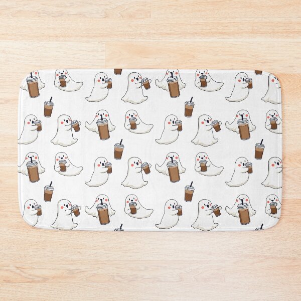 Item preview, Happy Halloween Cute Ghosts drinking iced coffee designed and sold by SOUFIANE1991.